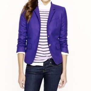 NWOT JCrew Schoolboy Blazer in Purple